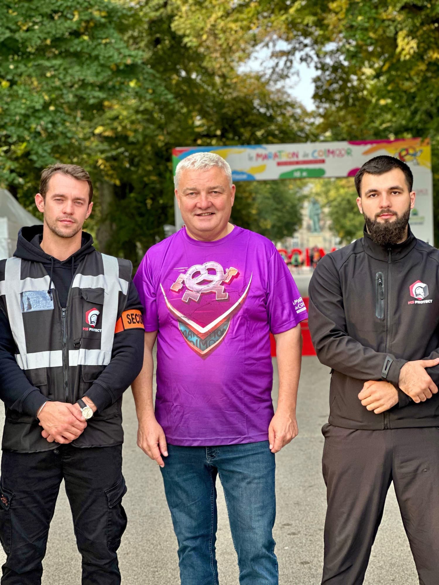 Équipe MS Protect au marathon de Colmar